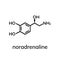 Noradrenaline chemical formula