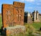 Noraduz famous for its big khachkars crosses-stones cemetery.