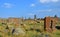 Noraduz famous for its big khachkars crosses-stones cemetery.