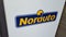 Norauto logo and sign text front of station garage cars Automotive Repair and Spare