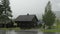 nordic heavy rain, village near oslo, norway