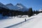 Nordic Skiing, Lechquellengebirge, Vorarlberg, Austria