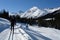 Nordic Skiing in Zugertal, Lechquellengebirge, Vorarlberg, Austria