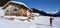 Nordic Skiing in Zugertal, Lechquellengebirge, Vorarlberg, Austria