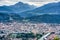 Nordkette mountain in Tyrol, Innsbruck, Austria.