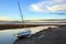 Norfolk coastal marshes at dusk - England