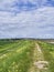 Norfolk Coastal Path & Pedders Way looking towards Brancaster Staithe