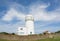 Norfolk coastline, lighthouse and blue skies