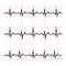 Normal and abnormal ECG medical science