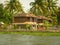A normal house on riverfront in backwaters