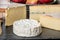 Normandy camembert with other cheeses