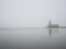 Normanton Church in fog