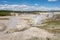 Norris Geyser Basin is the hottest, oldest, and most dynamic of Yellowstone`s thermal areas, Yellowstone National Park  Wyoming, U