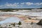 Norris Geyser Basin landscape at Yellowstone National Park