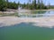 Norris Geyser Basin - Porcelain Basin Crackling Lake