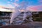 Norris Geyser Basin after Sunset