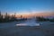 Norris Geyser Basin after Sunset