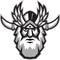 Norse God Odin Head Retro