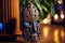 Norse Gods and Spirits Wooden Tiki Mask Face with Glowing Blue Eyes