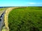 North America, Canada, New Brunswick, Bouctouche Dunes Boardwalk