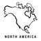 North America outline