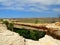 North America, USA,  Arizona, Petrified Forest National Park, Agate Bridge