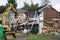 North American house demolition