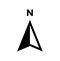 North arrow icon Vector.