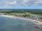 North Beach aerial view, Hampton, NH, USA