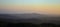 North California mountains in late summer with blue sky