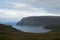 North Cape, Nordkapp, on the northern coast of the island of Mageroya in Finnmark, view from Knivskjellodden, Northern