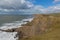 North Cornwall coast at Northcott Mouth from south west coast path England UK near Bude