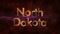 North Dakota - shiny looping state name text animation