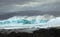 North east  coast of Gran Canaria, powerful ocean waves broought in by distant Epsilon hurricane breaking by the shore