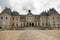 The north facade and the entrance to the castle of Vaux-le-Vicomte