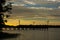 North Fishing pier at Ink`s Lake State Park, Texas