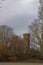 The North Gate Entrance to Letham Grange near Arbroath on a cold winters morning.