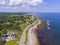 North Hampton coast aerial view, North Hampton, NH, USA