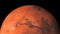 The north hemisphere of planet Mars.