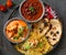 North Indian party meal-Punjabi non vegetarian thali