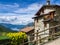 North Italian mountain village above Lago di Como