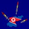 North Korea missiles concept