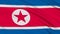 North Korean flag.