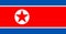 North Korean flag background