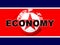 North Korean Problem Economy Finances 3d Illustration