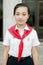 North Korean schoolgirl