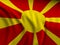 North Macedonia flag background