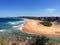 North Narrabeen beach and lake outlet