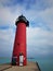 North Pier Head Lighthouse Kenosha Wisconsin