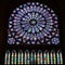 North Rose Window Mary Jesus Stained Glass Notre Dame Cathedral Paris France